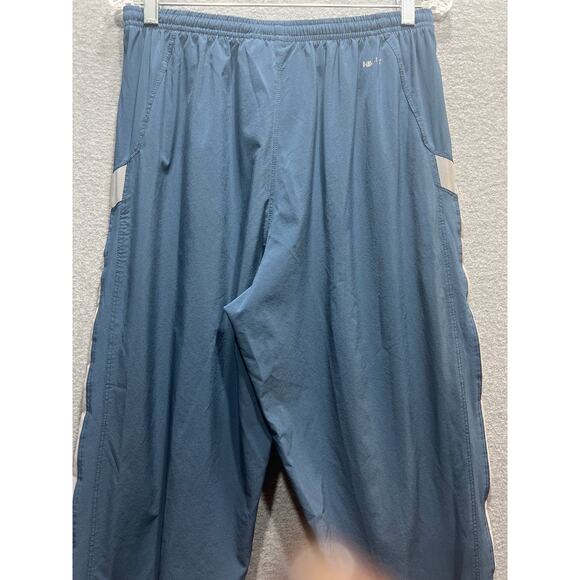 Nike Dri Fit Lightweight Zipper Hems/Logo Basketball Navy Blue Jogger Men Size L - Picture 6 of 15